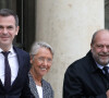 Olivier Véran, Elisabeth Borne et Eric Dupond-Moretti -  Conseil des ministres du 23 juin 2021, au palais de l'Elysée à Paris. © Stéphane Lemouton / Bestimage