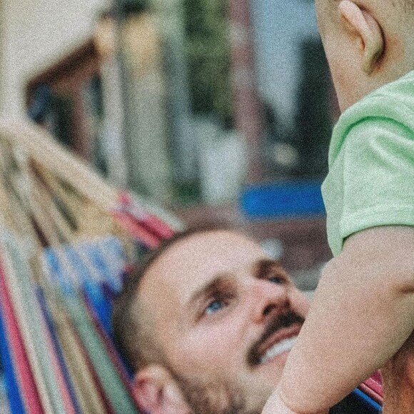 M. Pokora, fier papa d'Isaiah, 1 an. Juin 2020