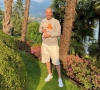 Zinédine Zidane en vacances avec son bichon. Juin 2021.