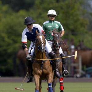 Le prince William, duc de Cambridge, participe à la Out-Sourcing Inc. Royal Charity Polo Cup 2021, au Guards Polo Club à Windsor, Royaume Uni, le 9 juillet 2021.