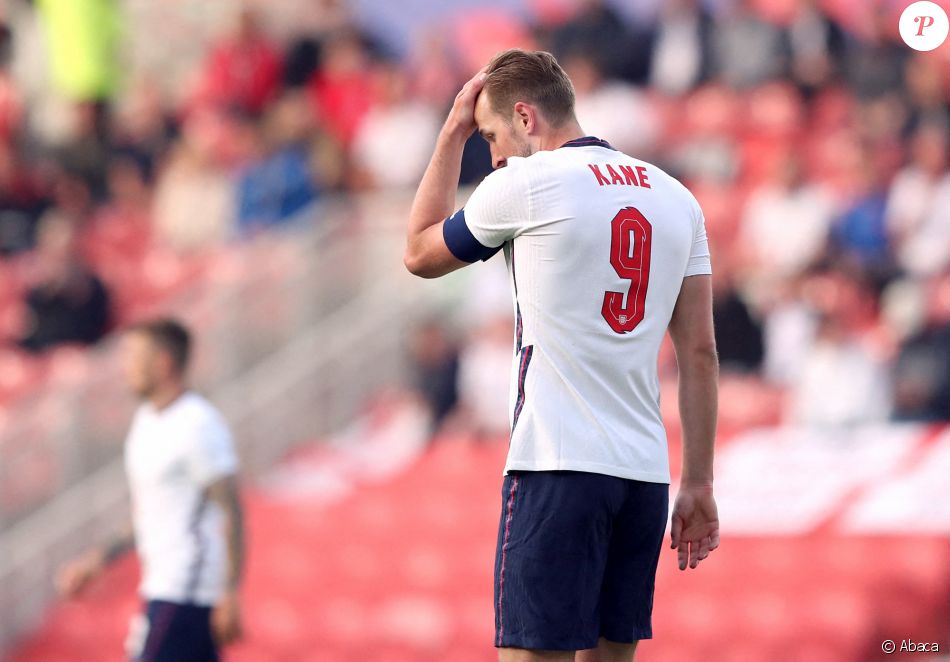 Harry Kane lors du match amical Angleterre - Autriche au Riverside Stadium. Middlesbrough, le 2 juin 2021.