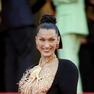 Bella Hadid - Montée des marches du film " Three Floors / Tre Piani" lors du 74ème Festival International du Film de Cannes. Le 11 juillet 2021 © Borde-Jacovides-Moreau / Bestimage 