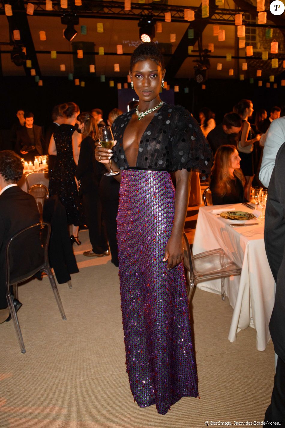 Jodie Turner-Smith lors du dîner de la soirée Kering Women In Motion