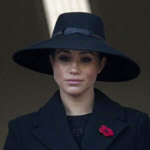 Meghan Markle, duchesse de Sussex - La famille royale d'Angleterre lors du National Service of Remembrance à Londres