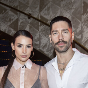 Jade Leboeuf et son mari Stéphane Rodrigues lors de la soirée de la grande finale du concours Top Model International au Lido à Paris, France, le 19 janvir 2020. © Pierre Perrussau/Bestimage 