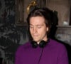 Exclusif - Mickaël Vendetta (alias DJ Santa Maria) mixe lors d'une soirée au restaurant "Little Italy" à Paris, le 25 Janvier 2017. © Philippe Baldini/Bestimage 