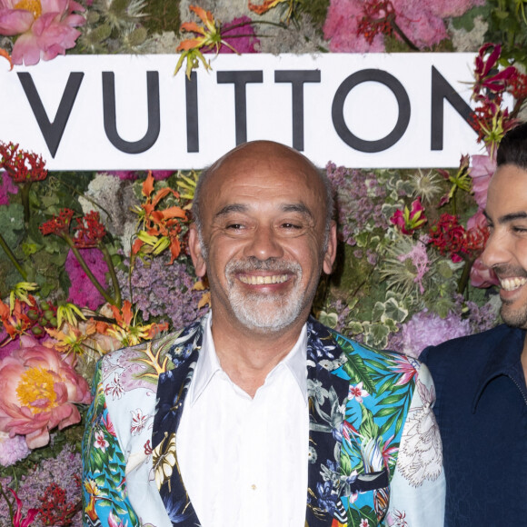Semi Exclusif - Christian Louboutin et Tahar Rahim - Dîner "Louis Vuitton" chez Fred L'Ecailler lors du 74ème Festival International du Film de Cannes. Le 13 juillet 2021. © Borde-Jacovides-Moreau / Bestimage