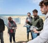 Jérémy Frérot a décidé de lancer une opération de nettoyage de plages entre Arcachon et les Landes le 3 Mai 2019. © Patrick Bernard / Bestimage