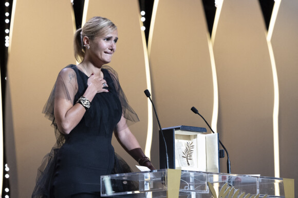 Julia Ducournau (Palme d'Or pour "Titane") - Cérémonie de clôture du 74ème Festival International du Film de Cannes, le 17 juillet 2021. © Borde-Jacovides-Moreau/Bestimage 