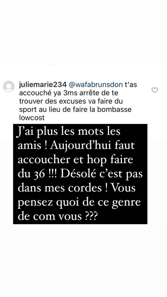 Wafa Brunsdon (Koh-Lanta) dévoile les messages haineux qu'elle reçoit sur Instagram