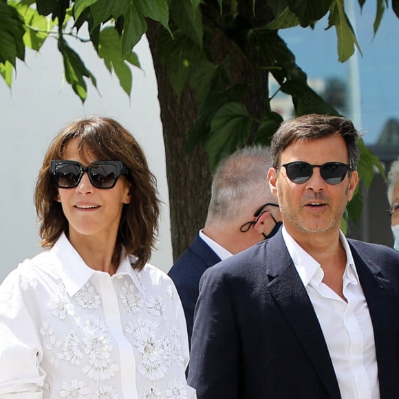 Sophie Marceau, François Ozon - Photocall du film "Tout s'est bien passé" lors du 74e Festival de Cannes. Le 8 juillet 2021. © Borde / Jacovides / Moreau / Bestimage