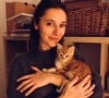 Lolita Séchan et son chat Bobby sur Instagram, en 2017.
