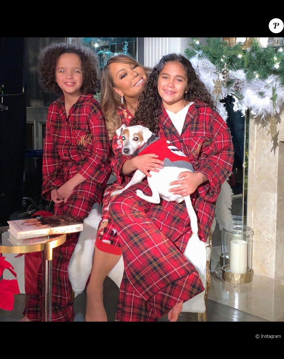 Mariah Carey et ses enfants Moroccan et Monroe Cannon.