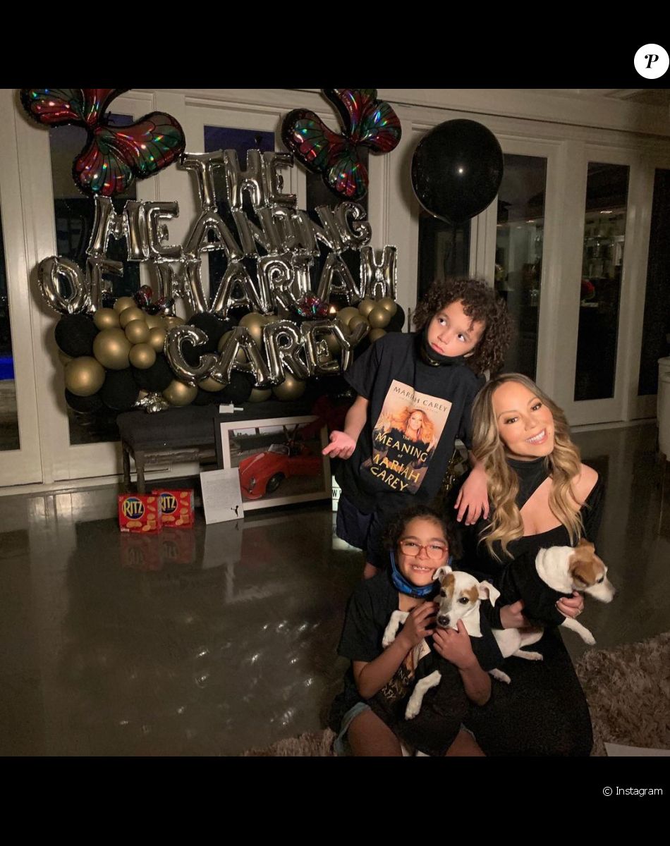 Mariah Carey et ses enfants Moroccan et Monroe Cannon.