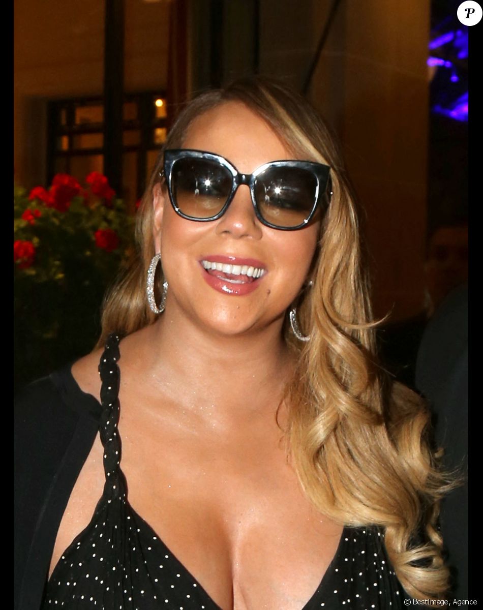 Mariah Carey et ses enfants Moroccan Scott et Monroe Cannon sont allés faire du shopping dans différents magasins. Paris le 23 juin 2017