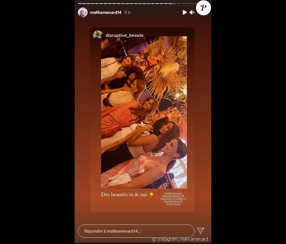 Malika Menard fête son anniversaire à Paris avec ses amies Miss France - Instagram