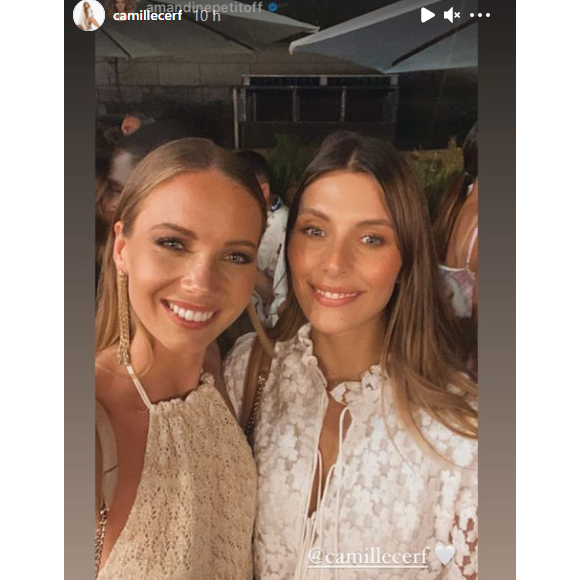 Amandine Petit et Camille Cerf à l'anniversaire de Malika Menard - Instagram