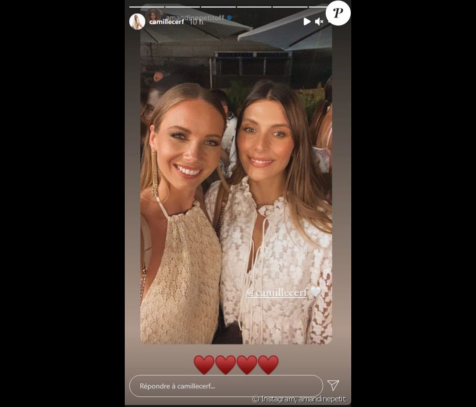 Amandine Petit et Camille Cerf à l'anniversaire de Malika Menard - Instagram