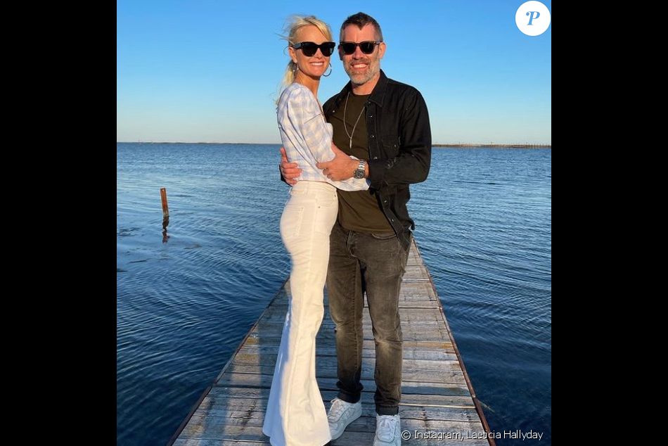 Laeticia Hallyday et Jalil Lespert su Instagram. Le 10 juillet 2021.