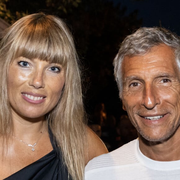 Exclusif - Mélanie Page et son mari Nagui avant le concert "Depardieu Chante Barbara" au Festival de Ramatuelle, France, le 11 août 2019. © Cyril Bruneau/Festival de Ramatuelle/Bestimage 