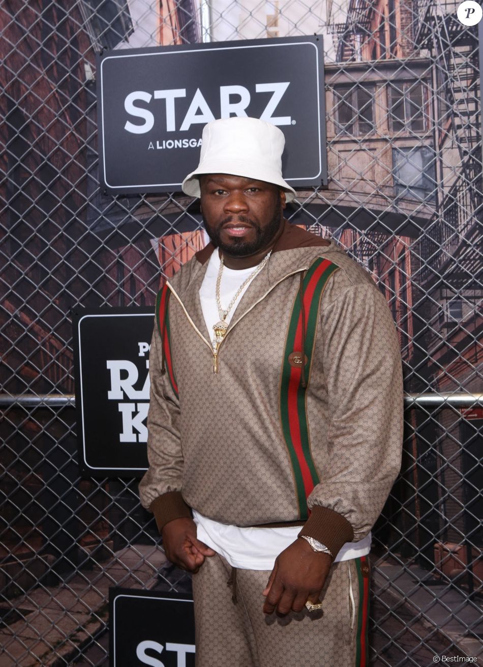 Curtis (50 Cent) Jackson - Les célébrités à la première de Power Book III: Raising Kanan au Hammerstein Ballroom à New York, le 15 juillet 2021
