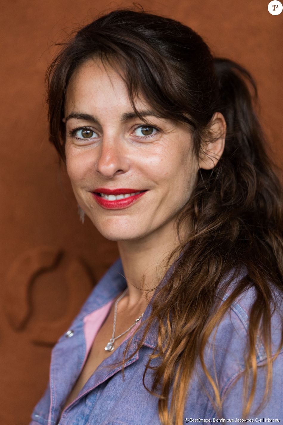Audrey Dana - People au village des Internationaux de France de Tennis de Roland Garros à Paris. Le 5 juin 2018. © Dominique Jacovides-Cyril Moreau / Bestimage