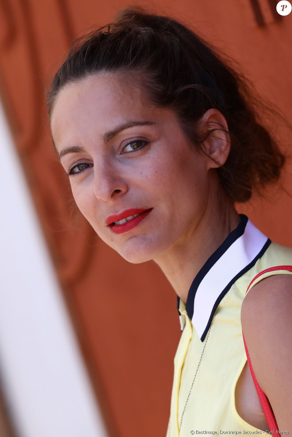 Audrey Dana au village lors des internationaux de France de Roland Garros à Paris, le 10 juin 2017. © Dominique Jacovides - Cyril Moreau/ Bestimage