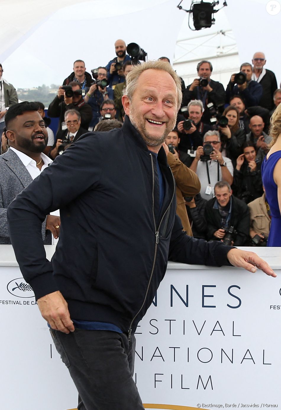 Benoit Poelvoorde - Photocall du film "Le grand bain" au 71ème Festival International du Film de Cannes. © Borde / Jacovides / Moreau / Bestimage