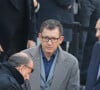 Jean-Yves Lafesse et Dany Boon - Arrivées à l'hommage national à Charles Aznavour à l'Hôtel des Invalides à Paris. Le 5 octobre 2018 © Jacovides-Moreau / Bestimage