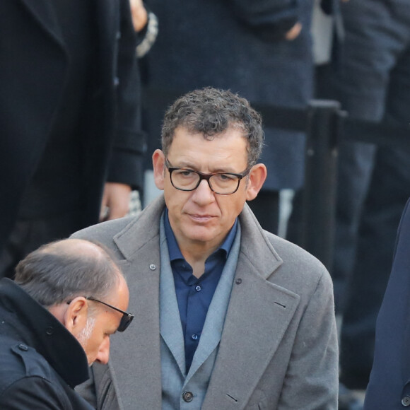 Jean-Yves Lafesse et Dany Boon - Arrivées à l'hommage national à Charles Aznavour à l'Hôtel des Invalides à Paris. Le 5 octobre 2018 © Jacovides-Moreau / Bestimage