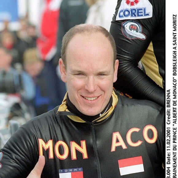 Albert de Monaco à Saint-Moritz pour du Bobsleigh. 