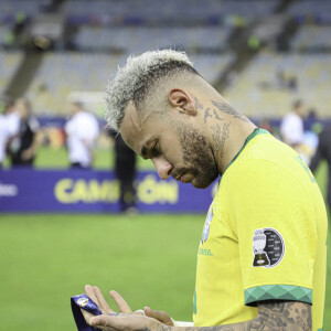 Neymar Jr. lors de la final de de la Copa America opposant le Brésil à l'Argentine au stade Maracana, à Rio de Janeiro, Brésil, le 10 juillet 2021.© Leco Viana/TheNEWS2/Zuma Press/Bestimage 