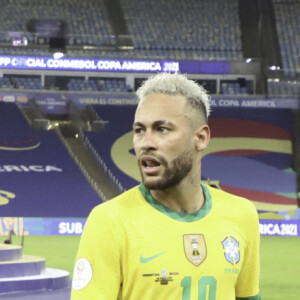 Neymar Jr. lors de la final de de la Copa America opposant le Brésil à l'Argentine au stade Maracana, à Rio de Janeiro, Brésil, le 10 juillet 2021.© Leco Viana/TheNEWS2/Zuma Press/Bestimage 