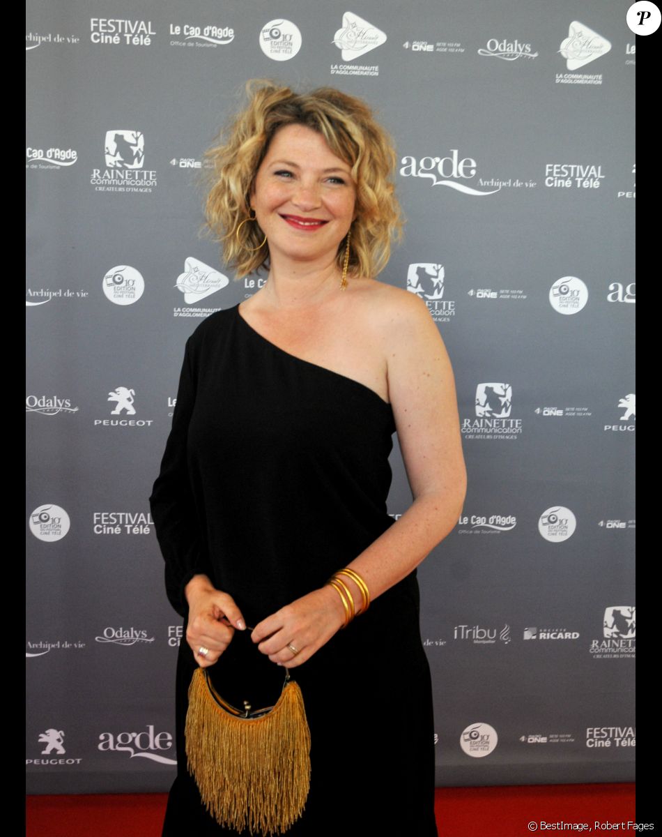 Cécile Bois au festival "Les Hérault du cinéma et de la télé" au Cap d'Agde, le 18 juin 2019. © Robert Fages / Bestimage