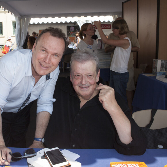 Julien Lepers, Guy Carlier - 20e édition du Salon du Livre de Nice, le 6 juin 2015.