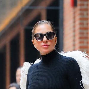 Lady Gaga quitte les studios Milk Studios à New York, le 27 juillet 2021.
