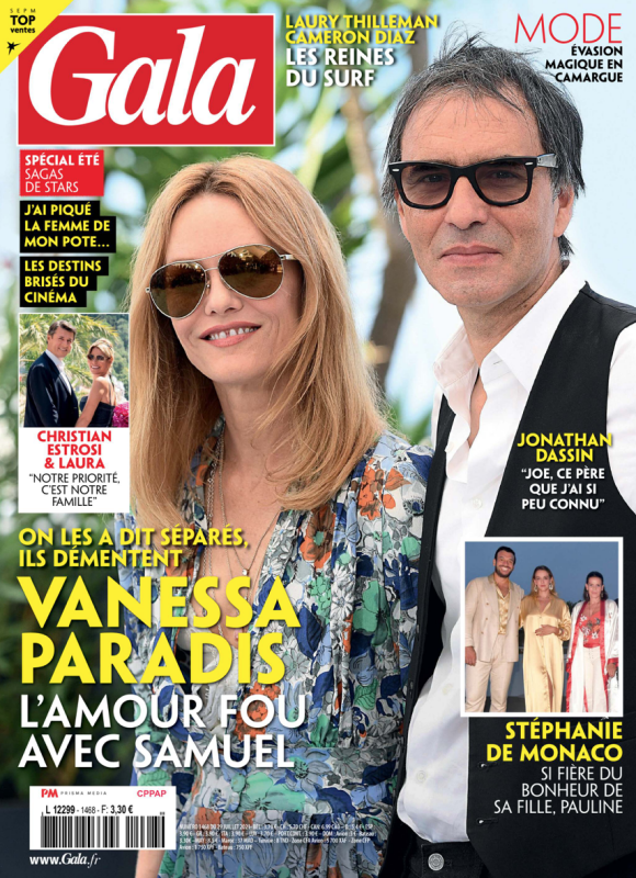 Vanessa Paradis et Samuel Benchetrit en couverture du magazine Gala n°1468.