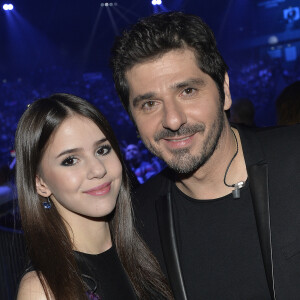 Marina Kaye et Patrick Fiori - Emission "Bercy fête ses 30 ans - Le concert anniversaire" à l'AccorHotels Arena à Paris, le 4 décembre 2015. © Veeren/Moreau/Bestimage