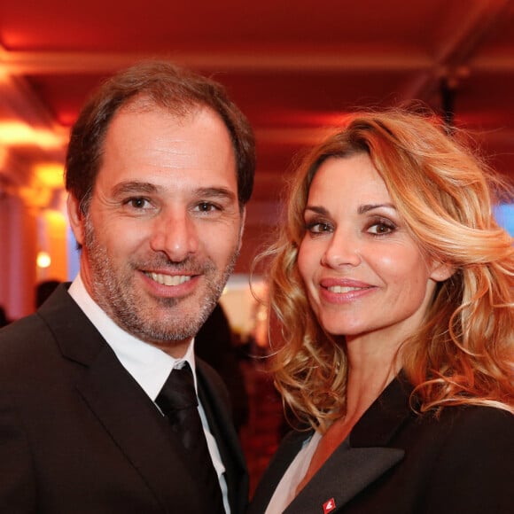 Ingrid Chauvin et son mari Thierry Peythieu - Gala du Coeur donné au profit de l'association Mécénat Chirurgie Cardiaque, avec un récital du pianiste Miroslav Kultyshev à la Salle Gaveau à Paris le 30 janvier 2017. © Philippe Doignon/Bestimage