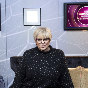 Laurence Boccolini - Backstage de l'enregistrement de l'émission "Les comiques préférés des français" au Palais des Sports (Dôme de Paris) à Paris, qui sera diffusée le 17 avril sur France 2 © Pierre Perusseau / Bestimage