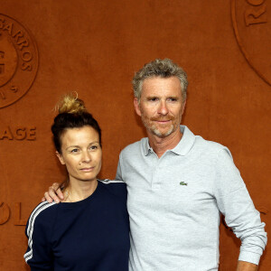 Denis Brogniart et sa femme Hortense au village lors des internationaux de France de tennis de Roland Garros, Jour 3, à Paris le 29 mai 2018. © Dominique Jacovides / Cyril Moreau / Bestimage