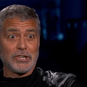 George Clooney dans l'émission Jimmy Kimmel Live! à Los Angeles.