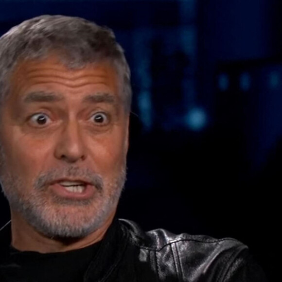 George Clooney dans l'émission Jimmy Kimmel Live! à Los Angeles.