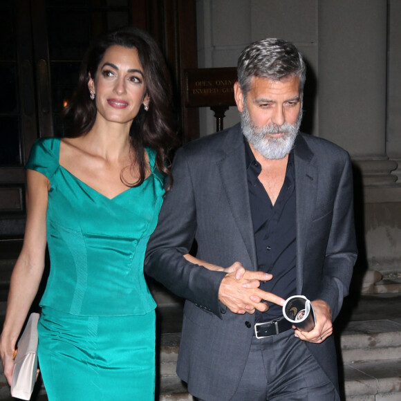 George et Amal Clooney sortent pour la soirée à New York.