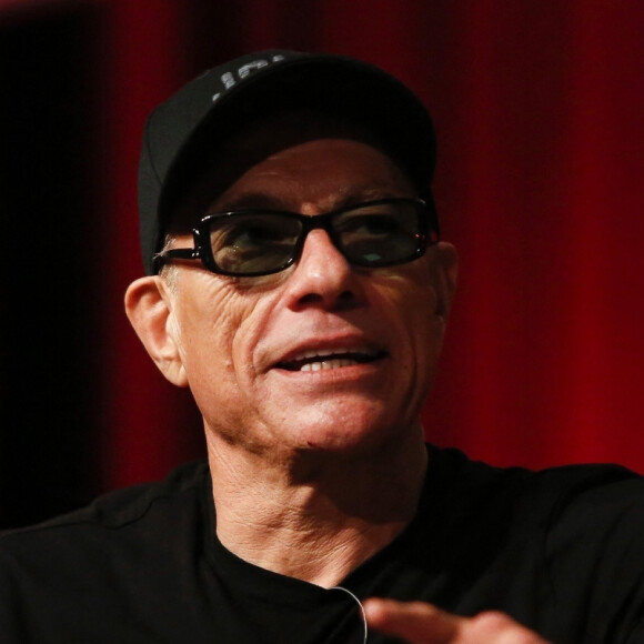 Jean-Claude Van Damme sur scène à Sydney pour l'événement "An evening with Jean-Claude Van Damme" le 6 mars 2020. 
