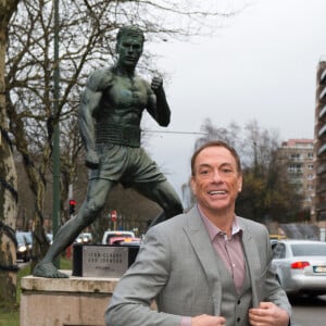 Jean-Claude Van Damme fait la promotion de la série d'Amazon intitulée "Jean-Claude Van Johnson" à Bruxelles, le 15 décembre 2017.