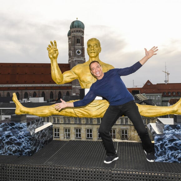Jean-Claude Van Damme pour la série "Jean-Claude Van Johnson" à Munich, le 14 décembre 2017.