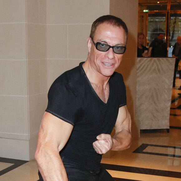 Jean-Claude Van Damme - Conférence de presse de la série "Jean-Claude Van Johnson" par Amazon TV à l'hôtel The Peninsula à Paris.