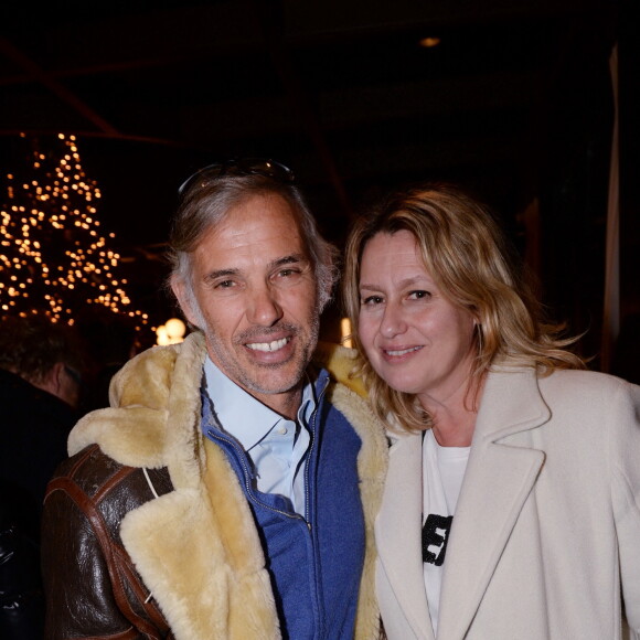 Exclusif - Paul Belmondo et sa femme Luana lors de la soirée d'inauguration de la cabane slave du Roch Hotel " CHATKA" au Roch Hôtel & Spa à Paris le 21 novembre 2018. © Rachid Bellak / Bestimage