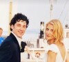 Patrick Dempsey et son épouse Jillian le jour de leur mariage. Souvenir partagé sur Instagram le 1er août 2021.
